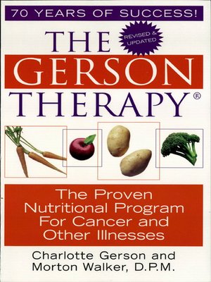 cover image of The Gerson Therapy